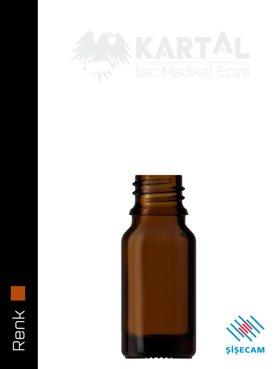 765303 ŞişeCam 30 cc Ecza Şişesi