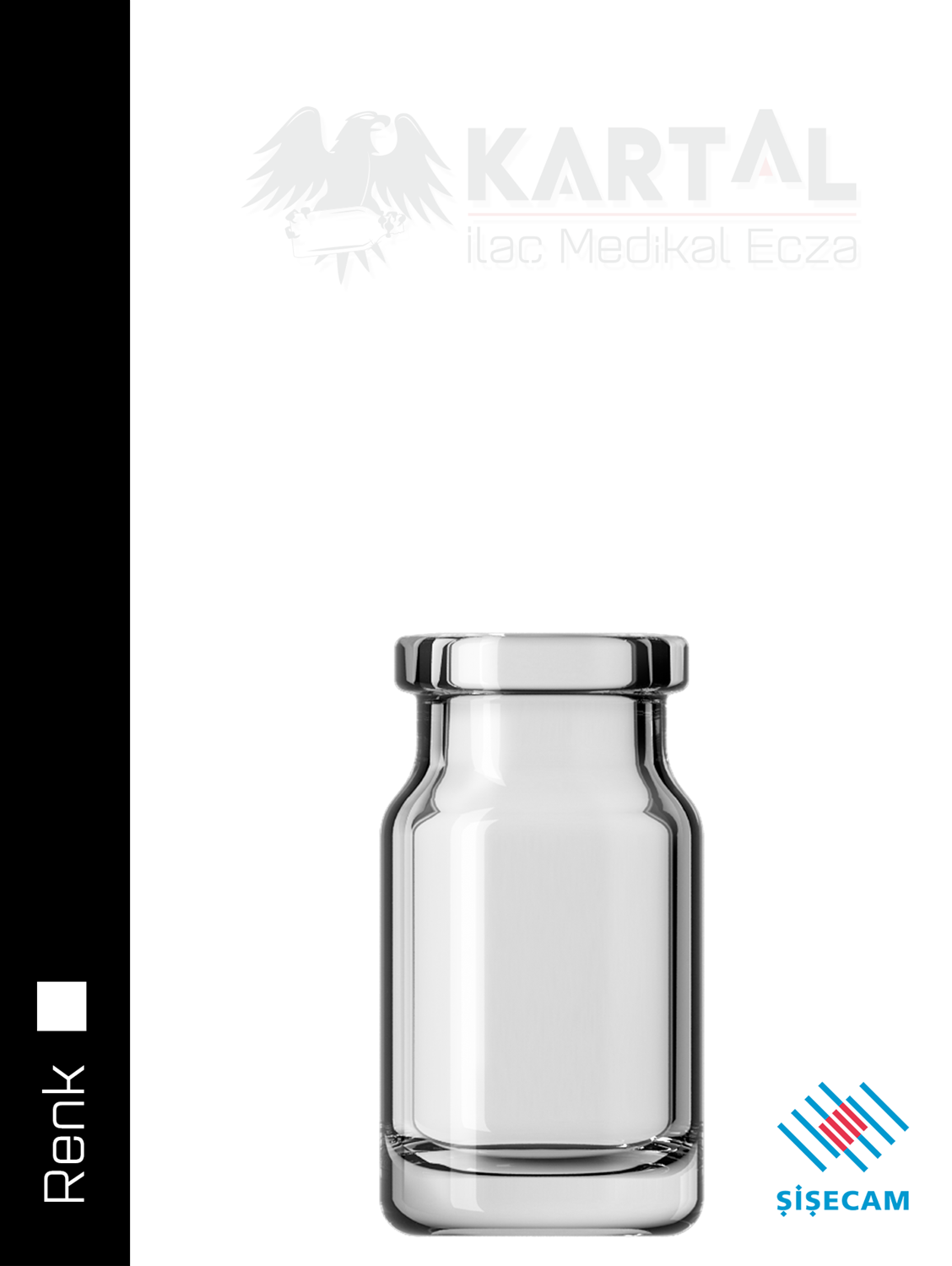 700100 ŞişeCam 6 cc Serum Şişesi