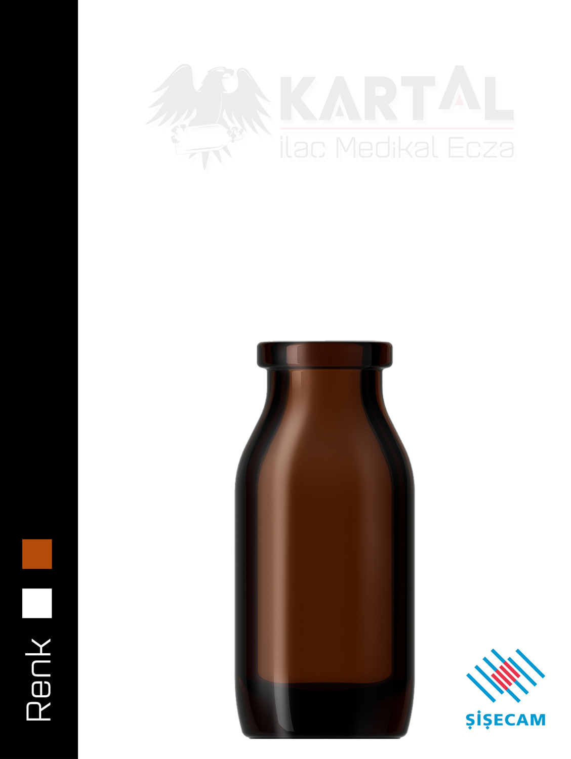 700301 ŞişeCam |Bal| 18 cc Serum Şişesi