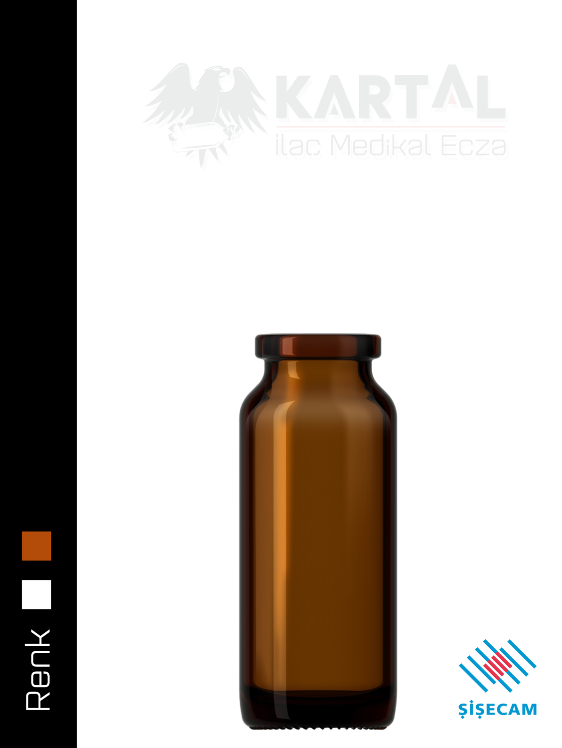 700601 ŞişeCam |Bal| 15 cc Serum Şişesi