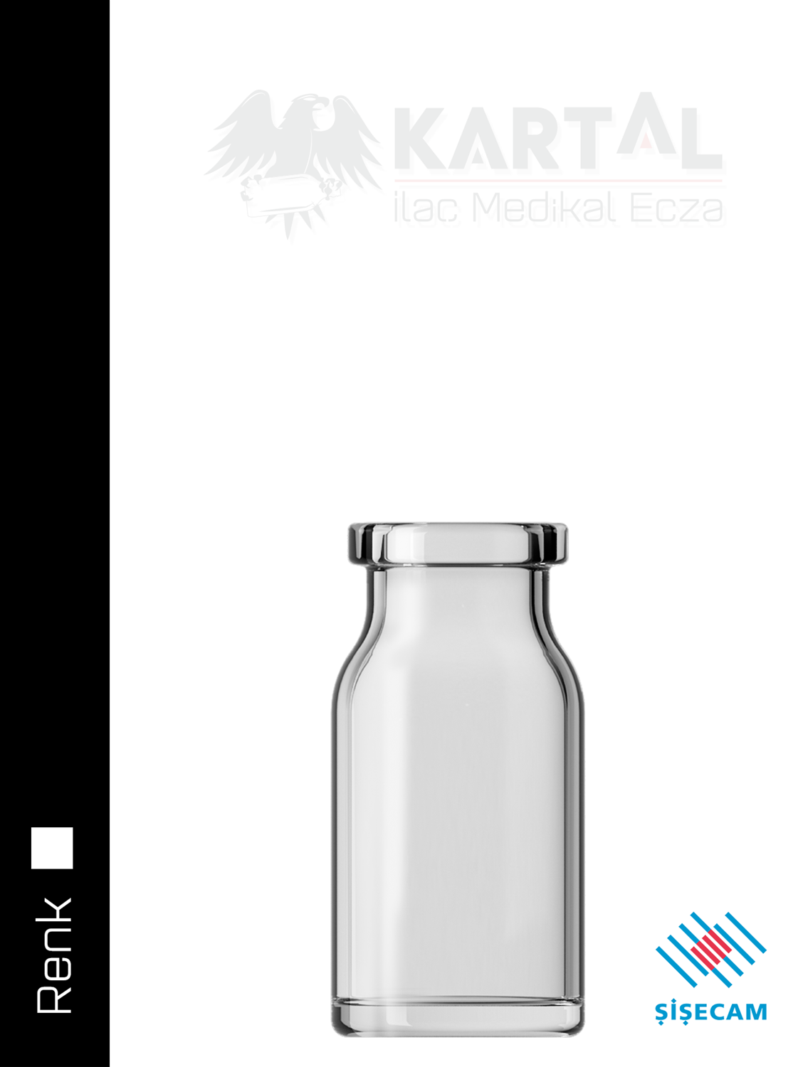 701900 ŞişeCam 8 cc Serum Şişesi