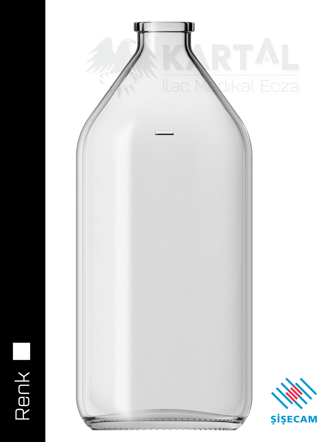 742550 ŞişeCam 500 cc Serum Şişesi